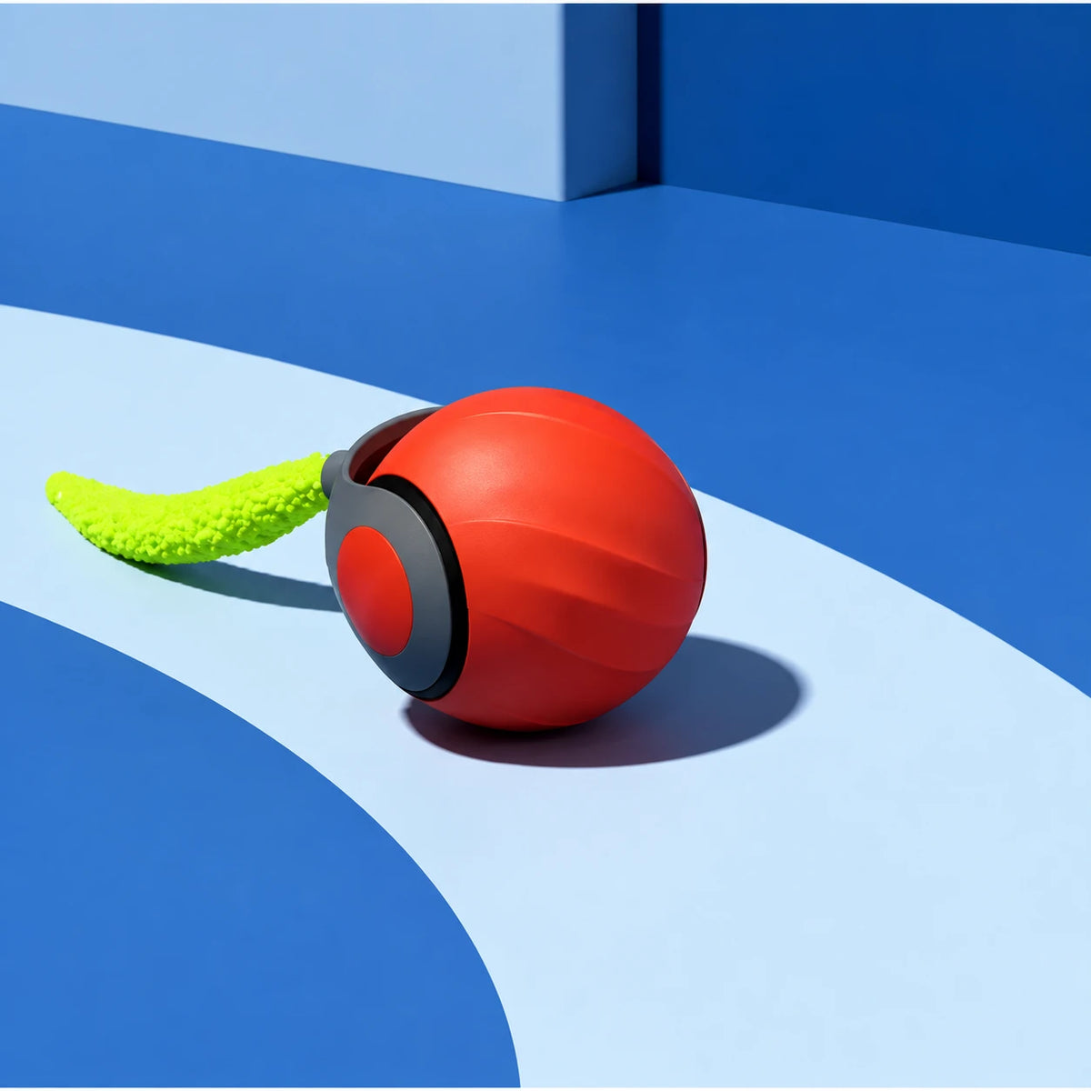 Orange Chase Ball with green tail — one ball