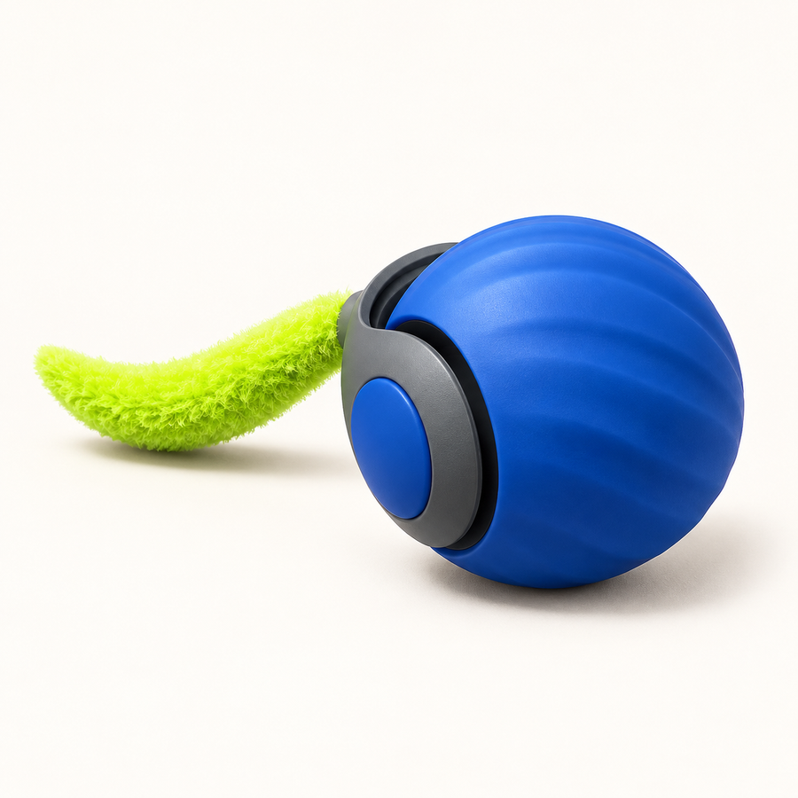 Playful Pounce Chase Ball — Blue